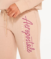 Aeropostale Script Logo Cinched Sweatpants