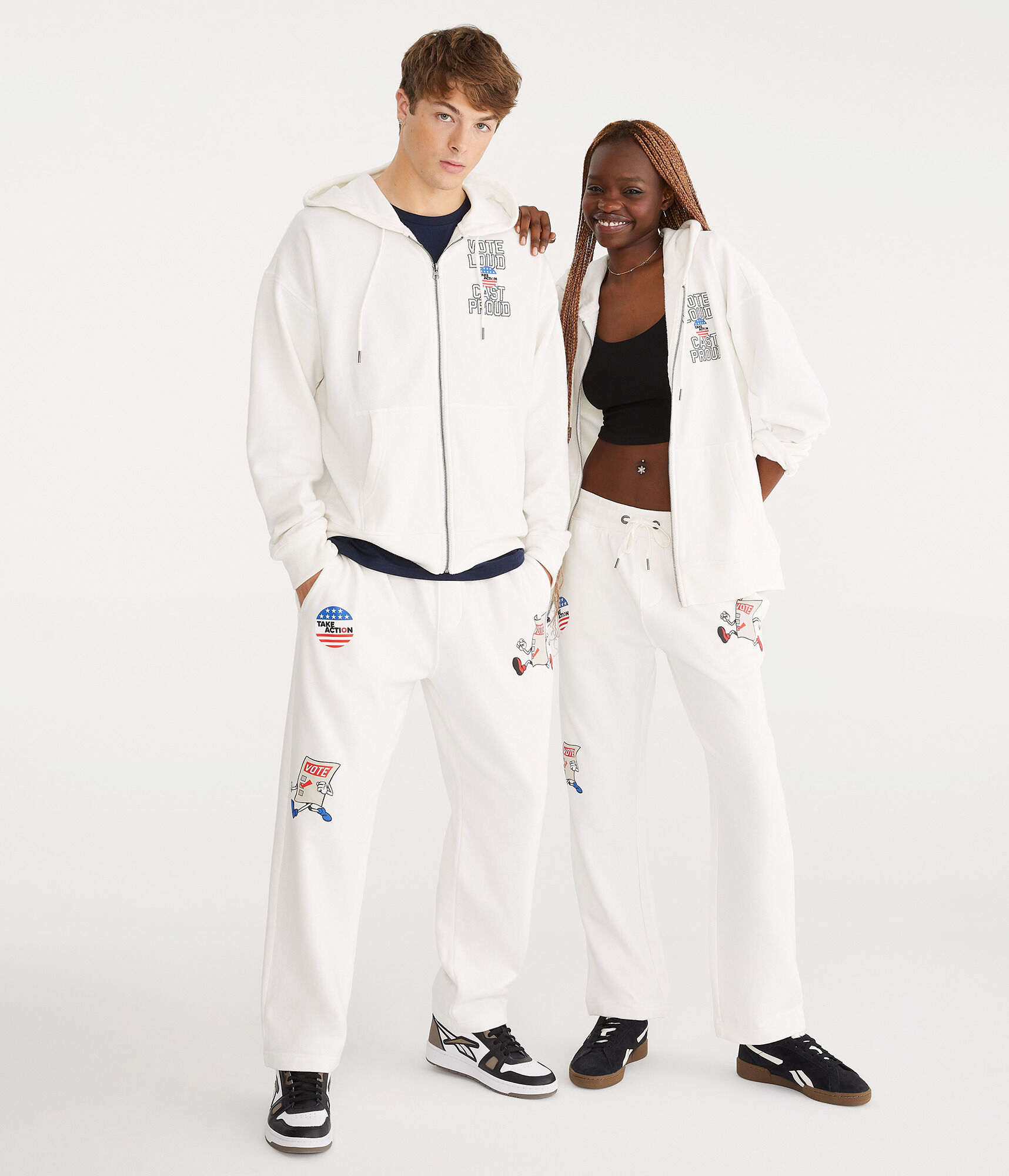 GLOBAL CITIZEN&reg; Vote Loud Straight Leg Sweatpants