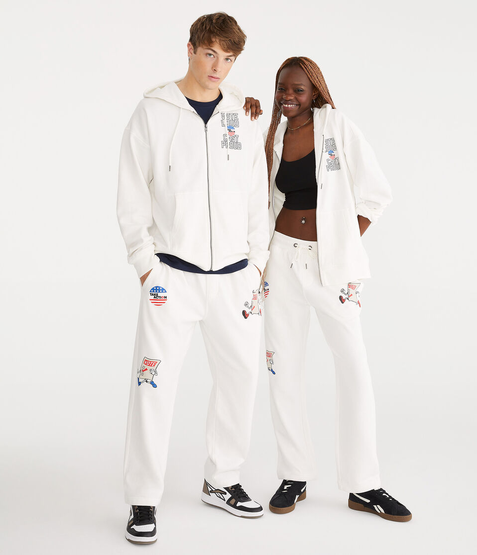GLOBAL CITIZEN® Vote Loud Straight Leg Sweatpants