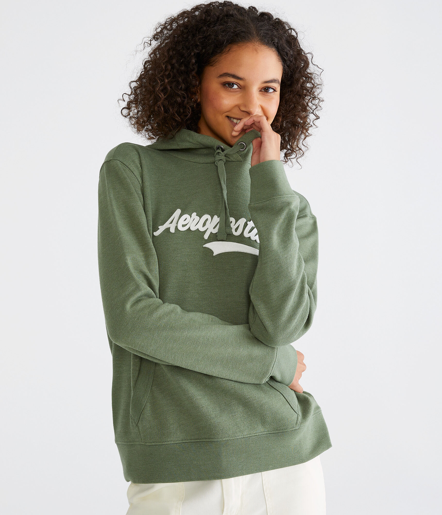 Aeropostale Script Pullover Hoodie