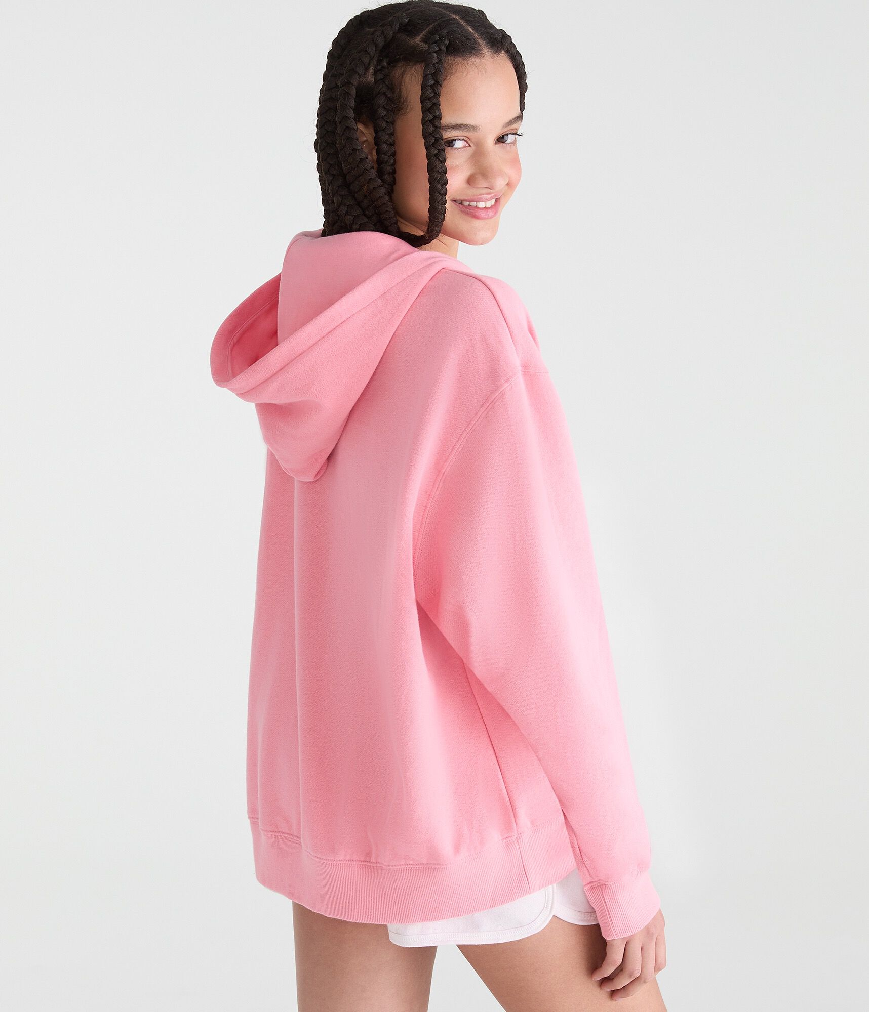 Cloud Soft Oversized Full-Zip Hoodie