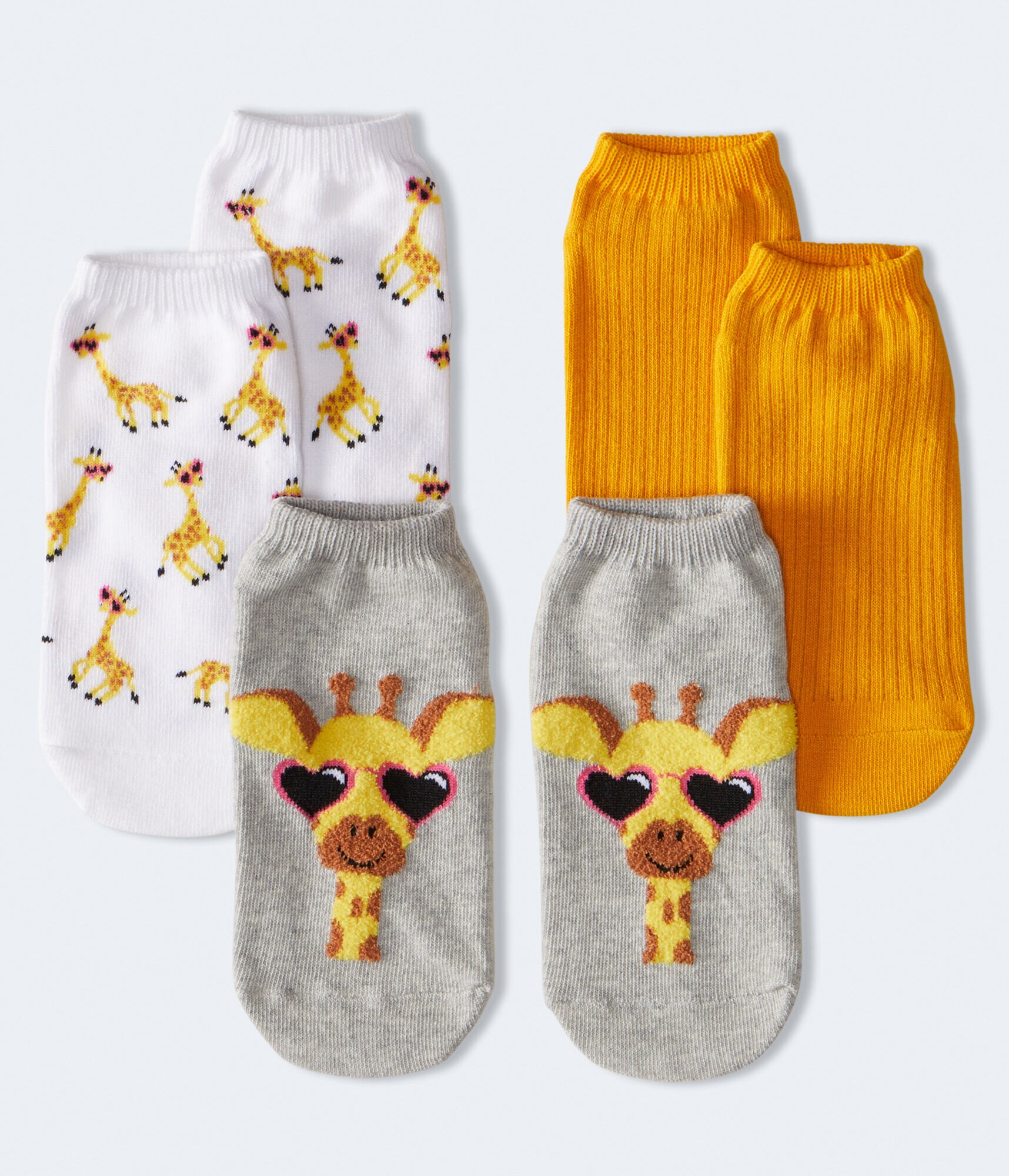 Cool Giraffes Ankle Sock 3-Pack