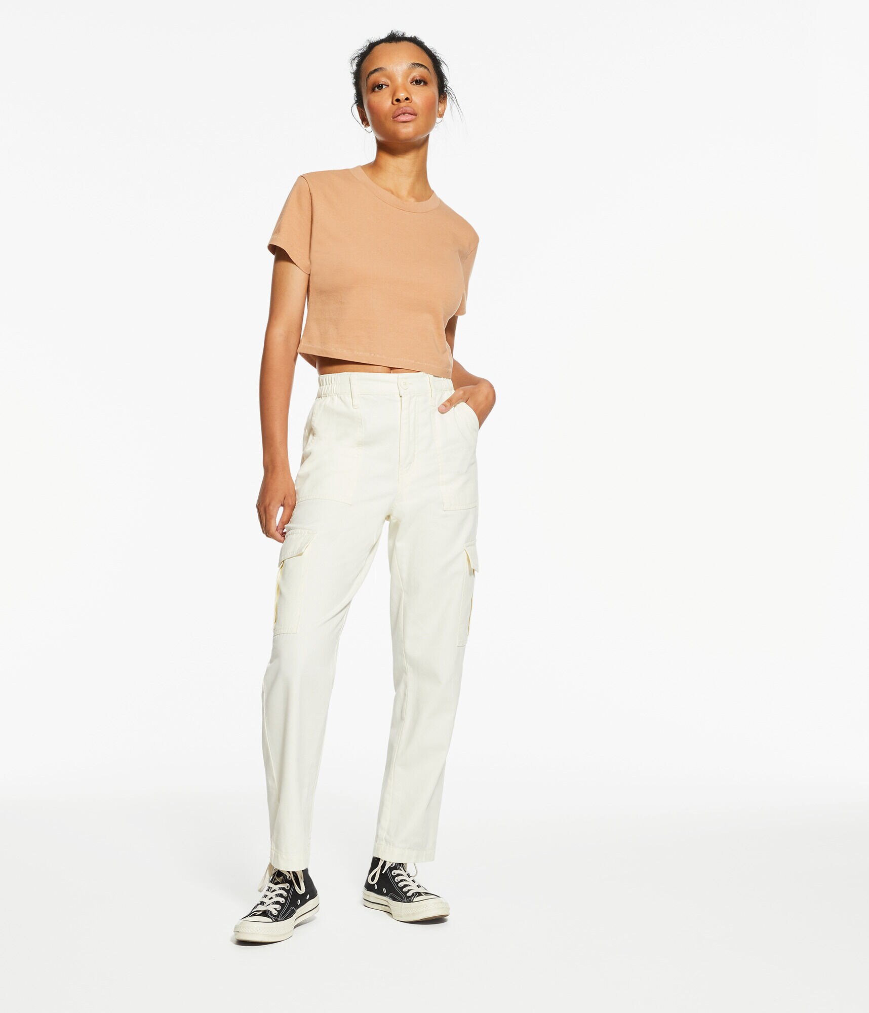 Vintage Cropped Crew Tee