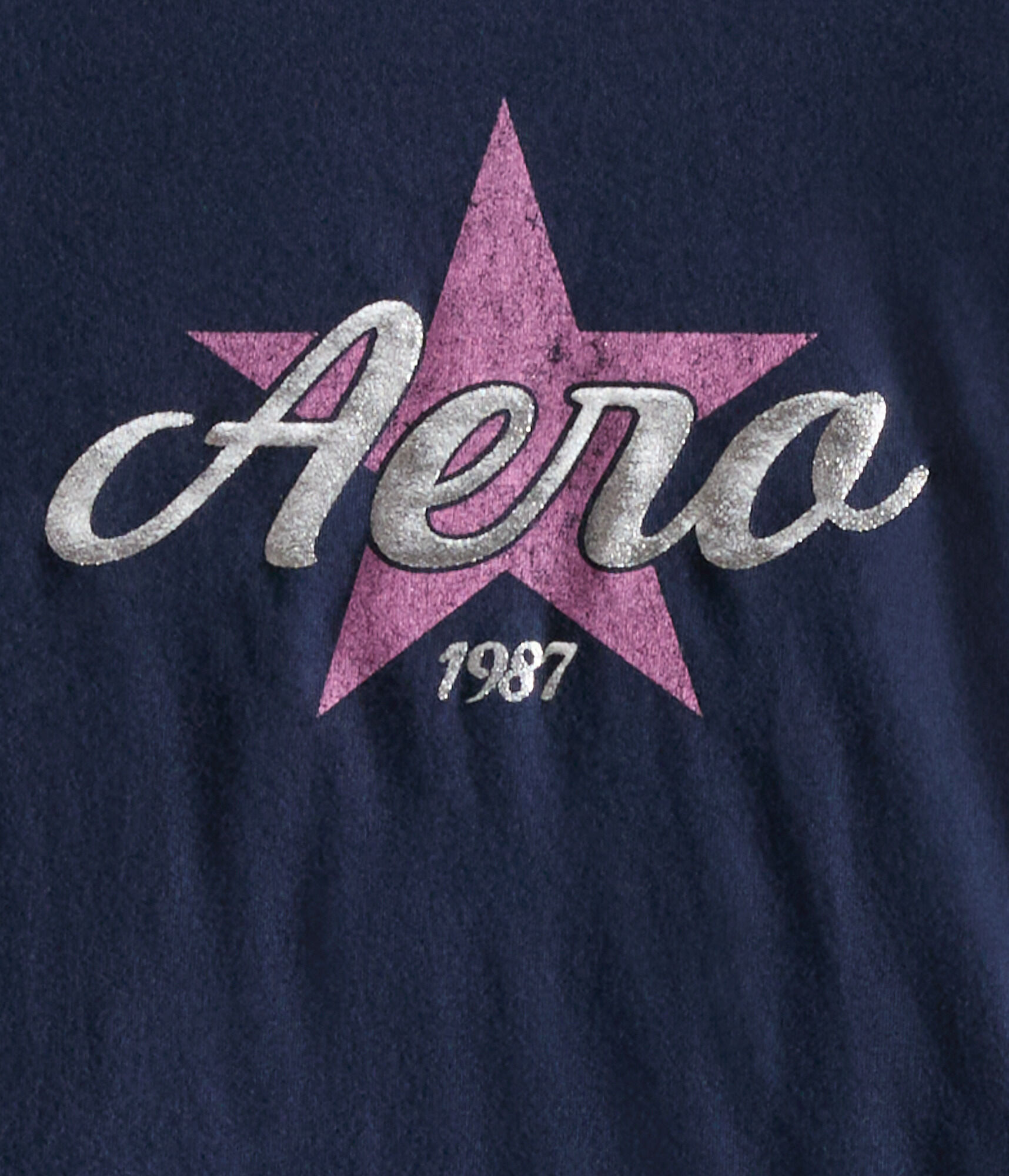 Aero 1987 Star Foil Graphic Tee