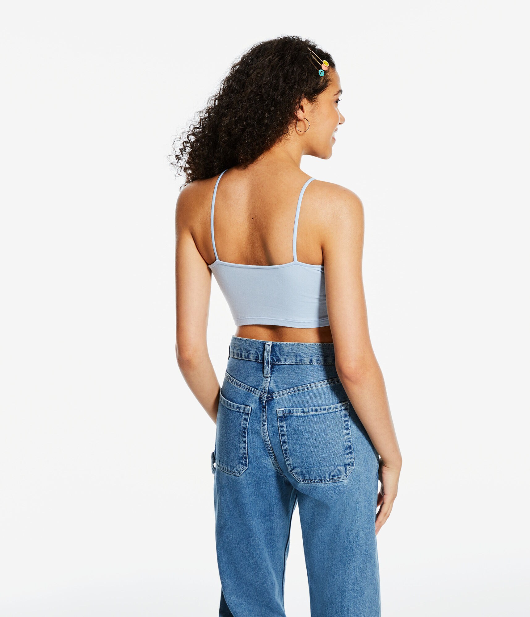 Seriously Soft Tie-Front Cutout Crop Top