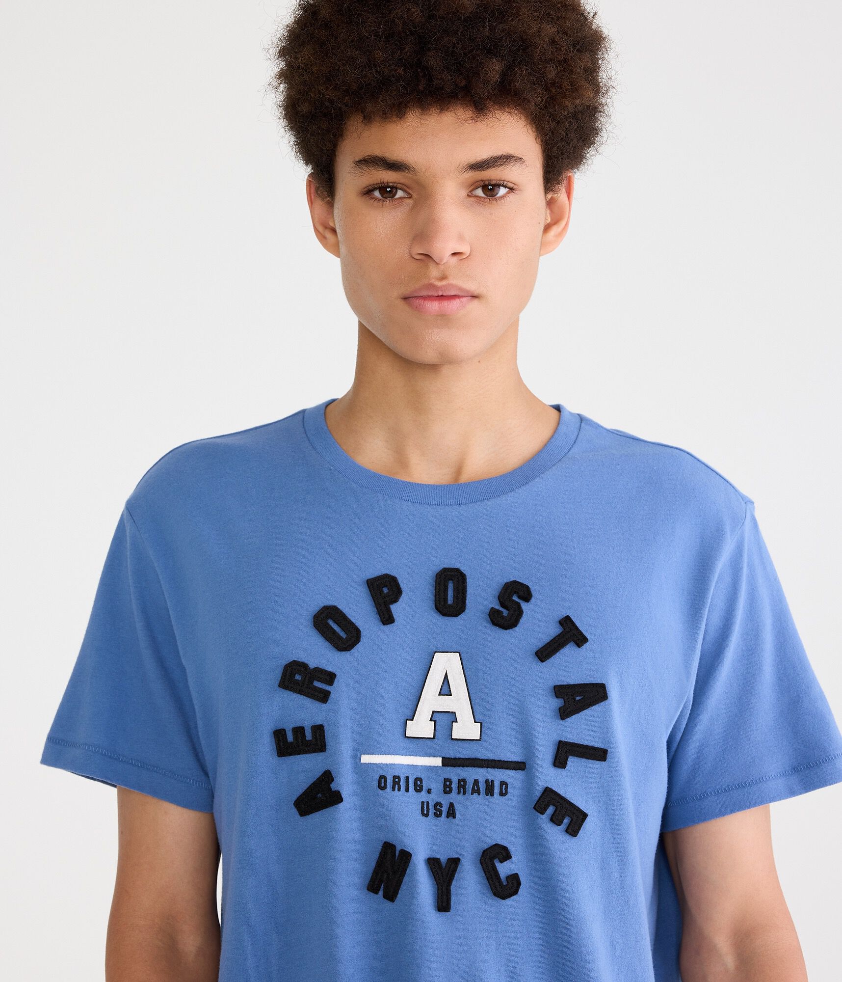 Aeropostale NYC Circle Appliqu&eacute; Graphic Tee