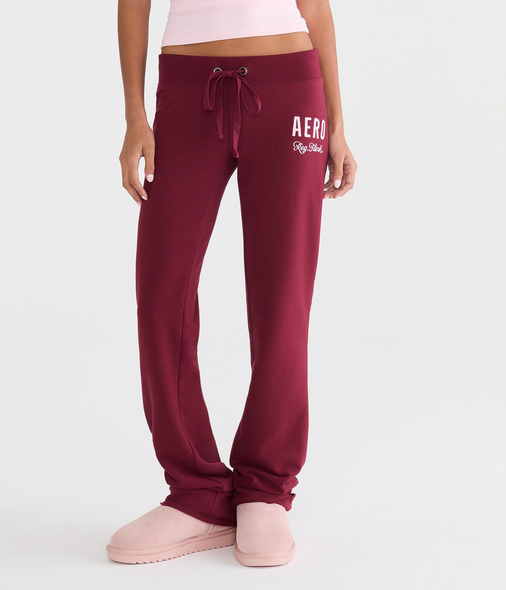 Aero Trademark Fit &amp; Flare Sweatpants