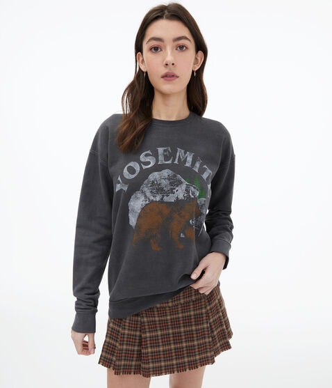 Washed Yosemite Crew Sweatshirt Washed Yosemite Crew Sweatshirt
