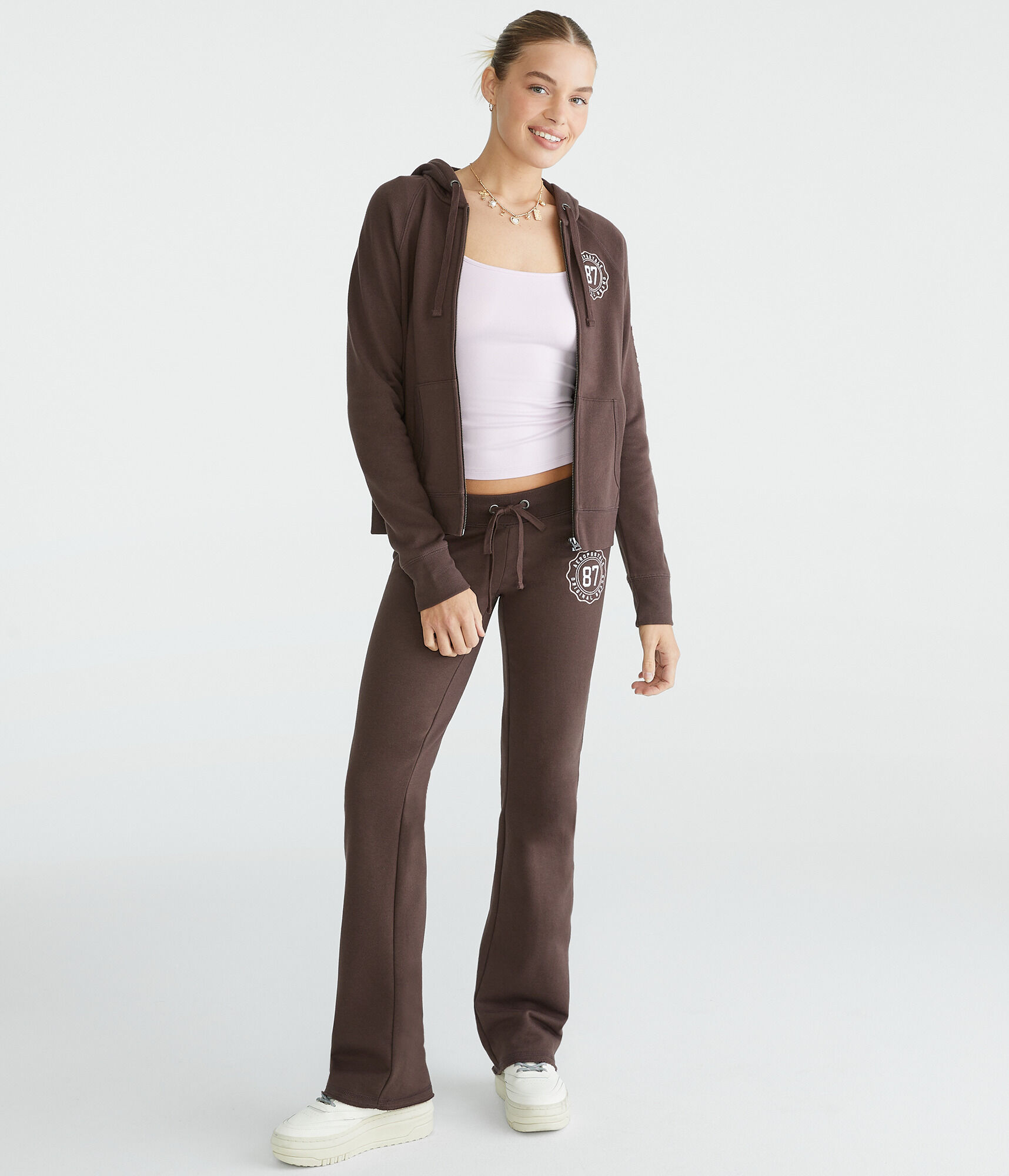 Aeropostale 87 Crest Full-Zip Hoodie