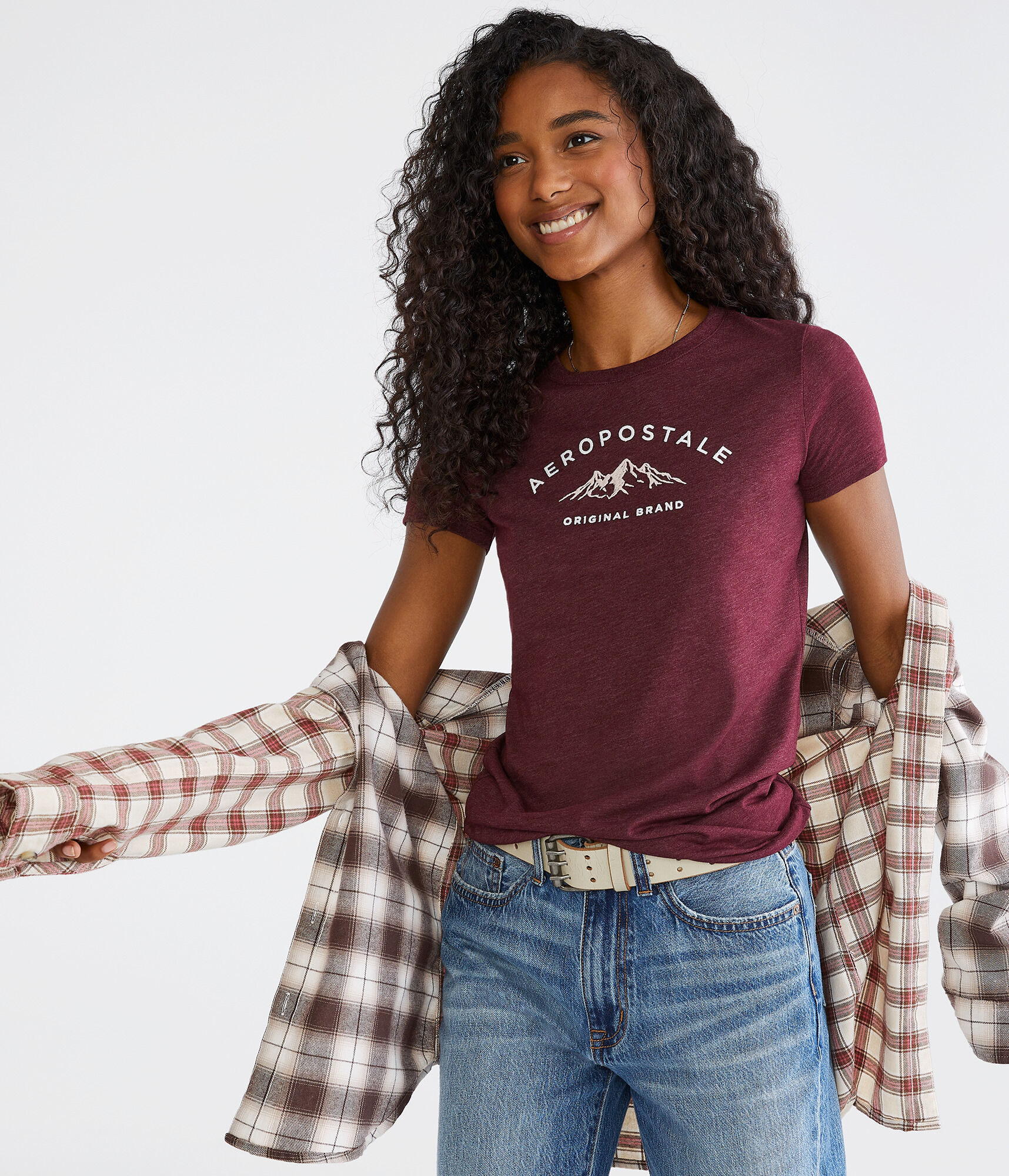 Aeropostale Arch Mountain Graphic Tee