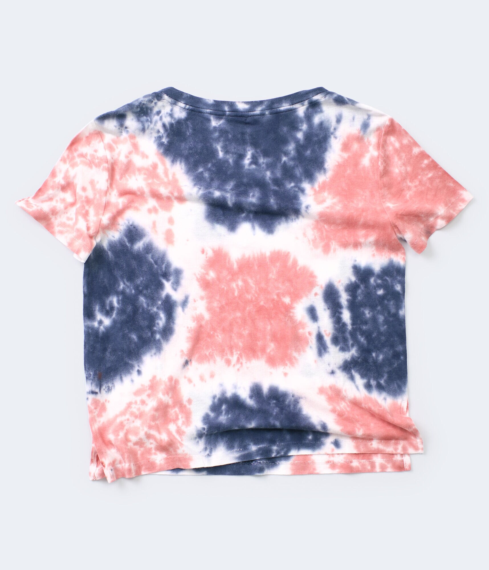 Americana Tie-Dye Perfect Cotton V-Neck Tee