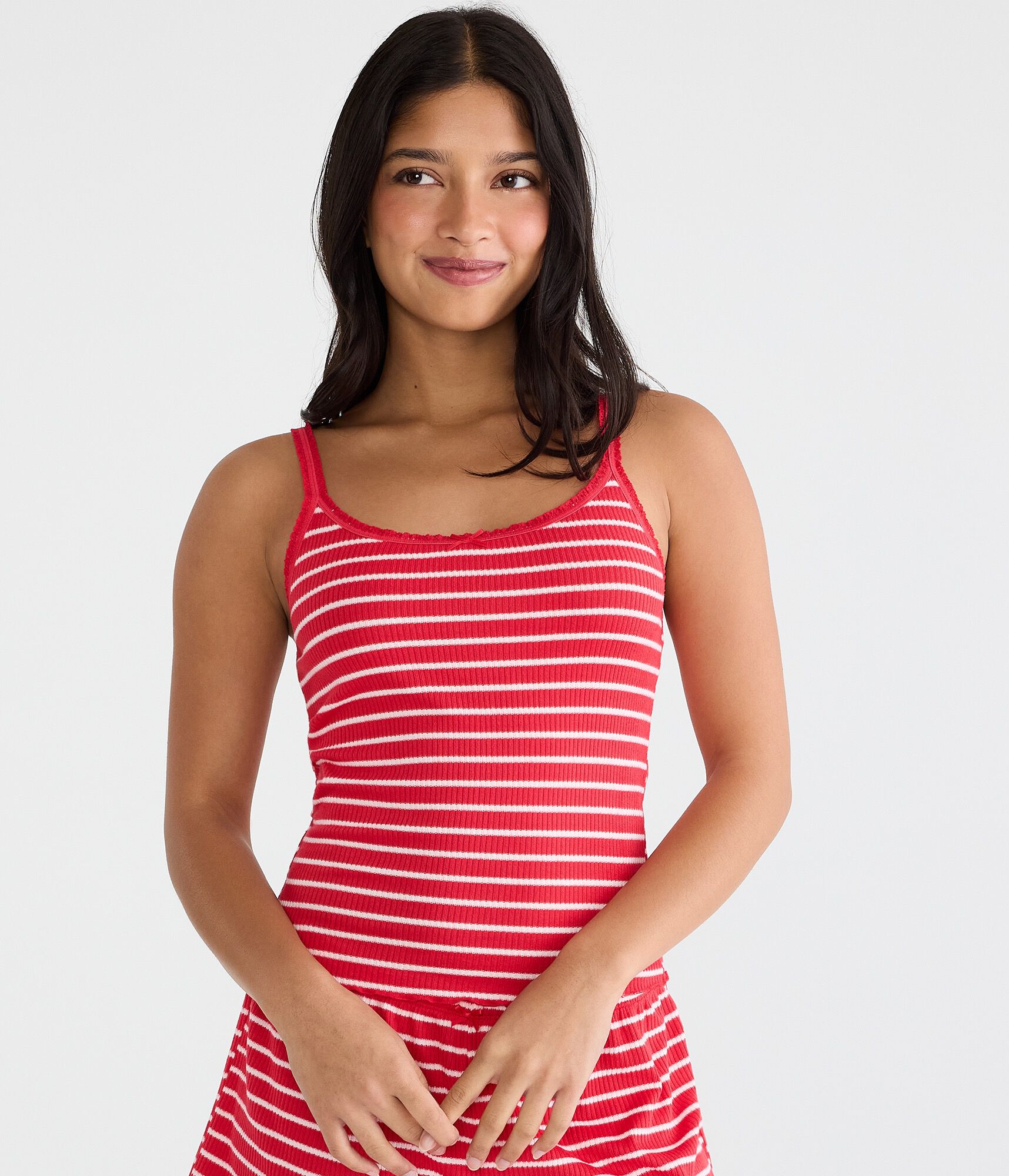 Striped Rib Sleep Cami
