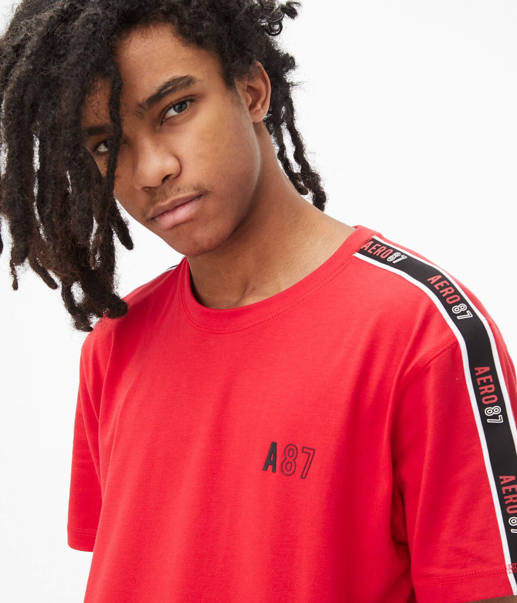 Aero87 Stripe Stretch Graphic Tee