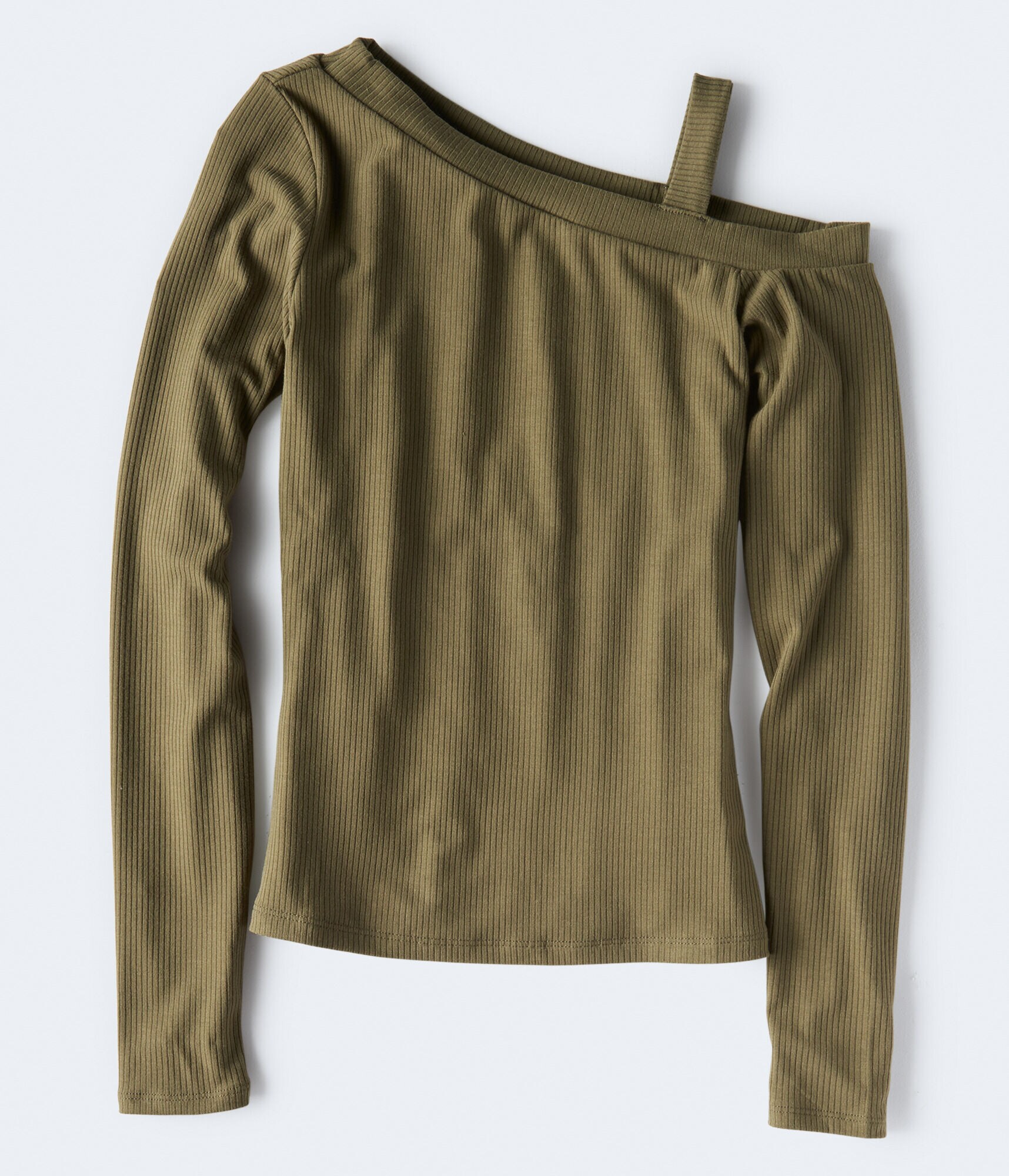 Long Sleeve Seriously Soft One-Shoulder Bodycon Top