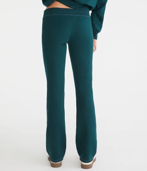 Solid Fit & Flare Sweatpants