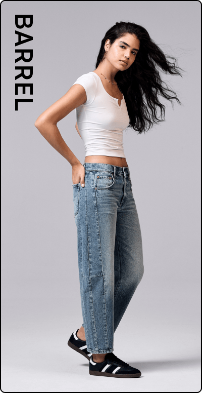 Women's Barrel Jeans