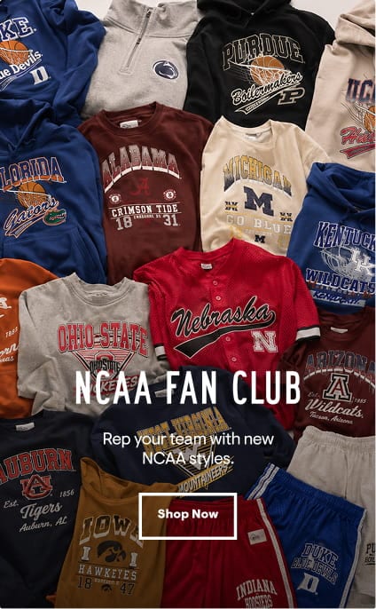 NCAA Fan Club: Rep your team with new NCAA styles. Shop Now