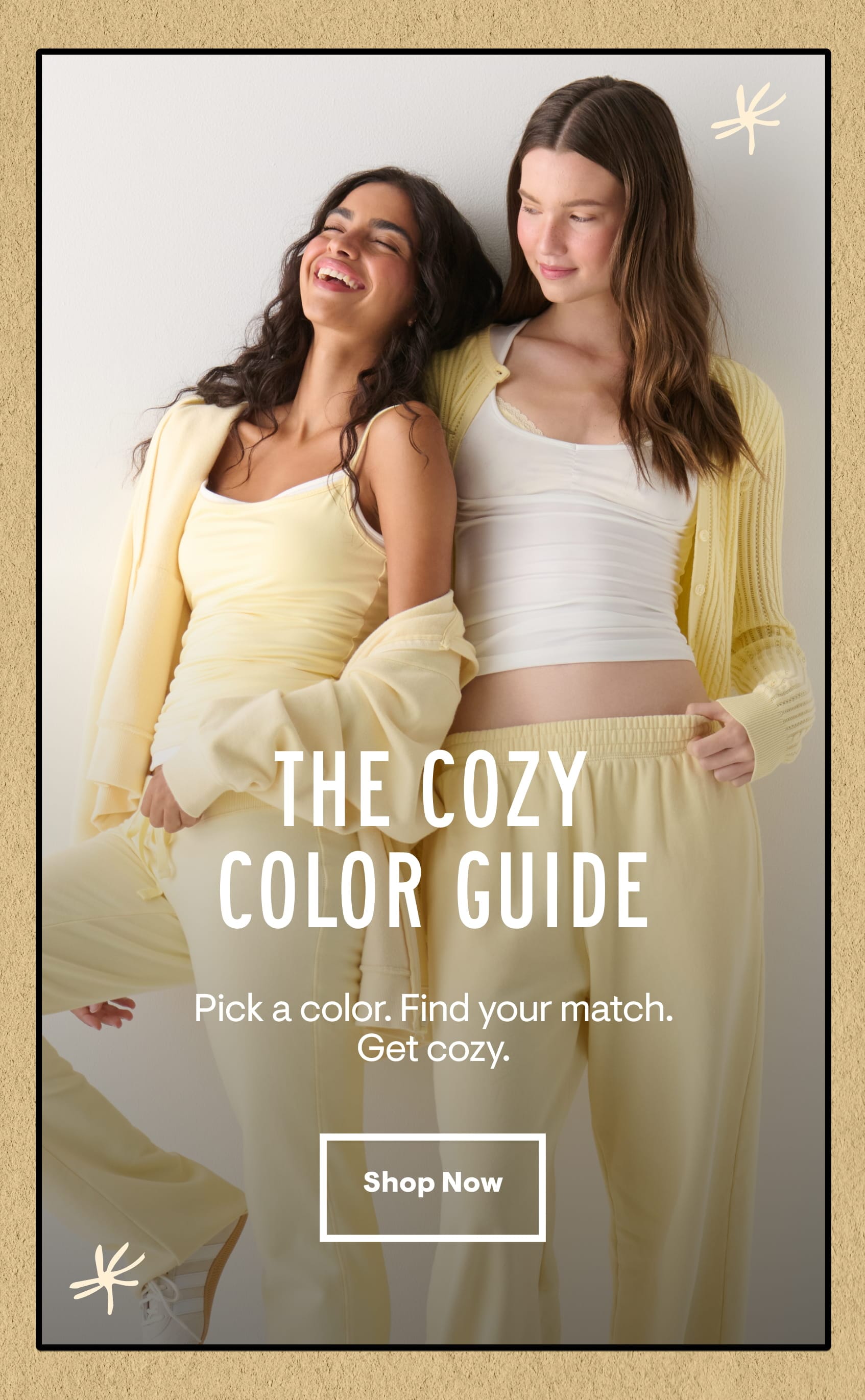 The Cozy Color Guide: Pick a color. Find your match. Get cozy. Shop Now