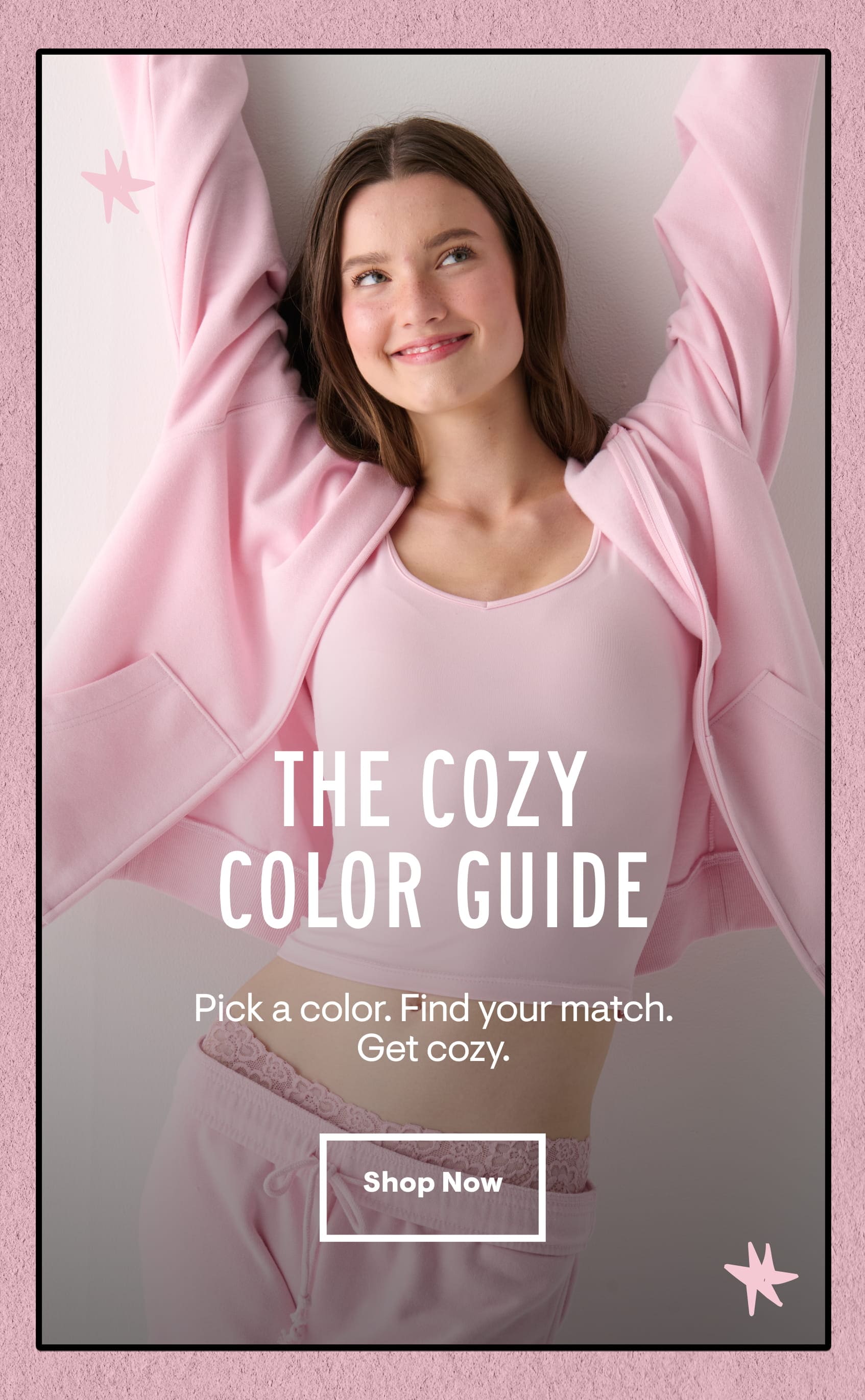 The Cozy Color Guide: Pick a color. Find your match. Get cozy. Shop Now