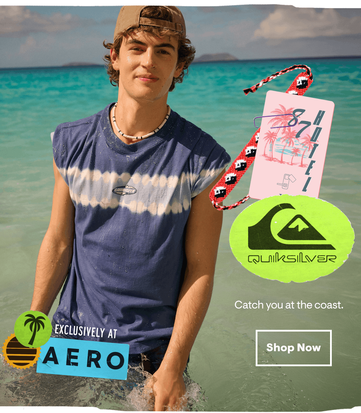 Quiksilver: See you at the coast. Shop Now