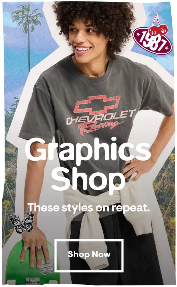Graphics Shop: These styles on repeat. Shop Now