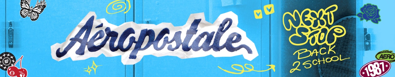 Aéropostale About Us Banner