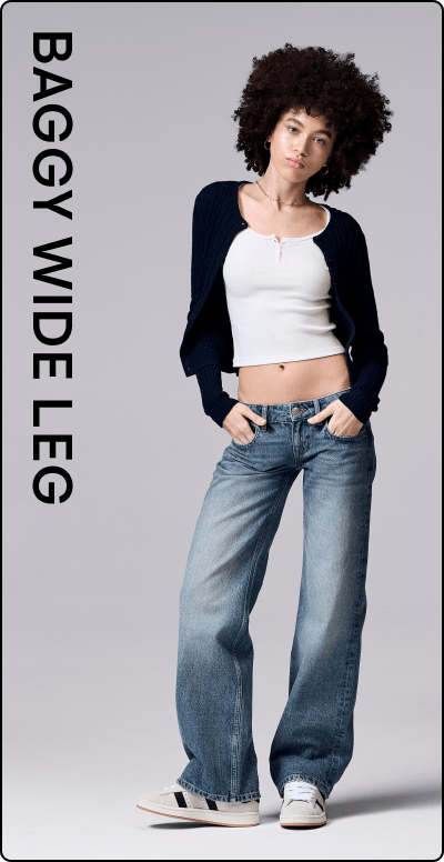 Women's Baggy Wide Leg Jeans