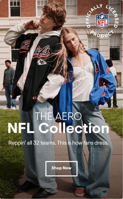 The Aero NFL Collection: Reppin' all 32 teams. This is how fans dress. Shop Now.