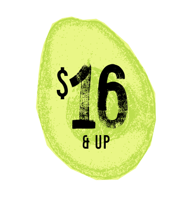 $16 and Up!