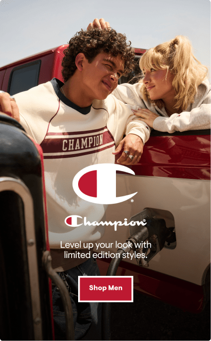 Champion: Level up your look with limited edition styles. Shop Now