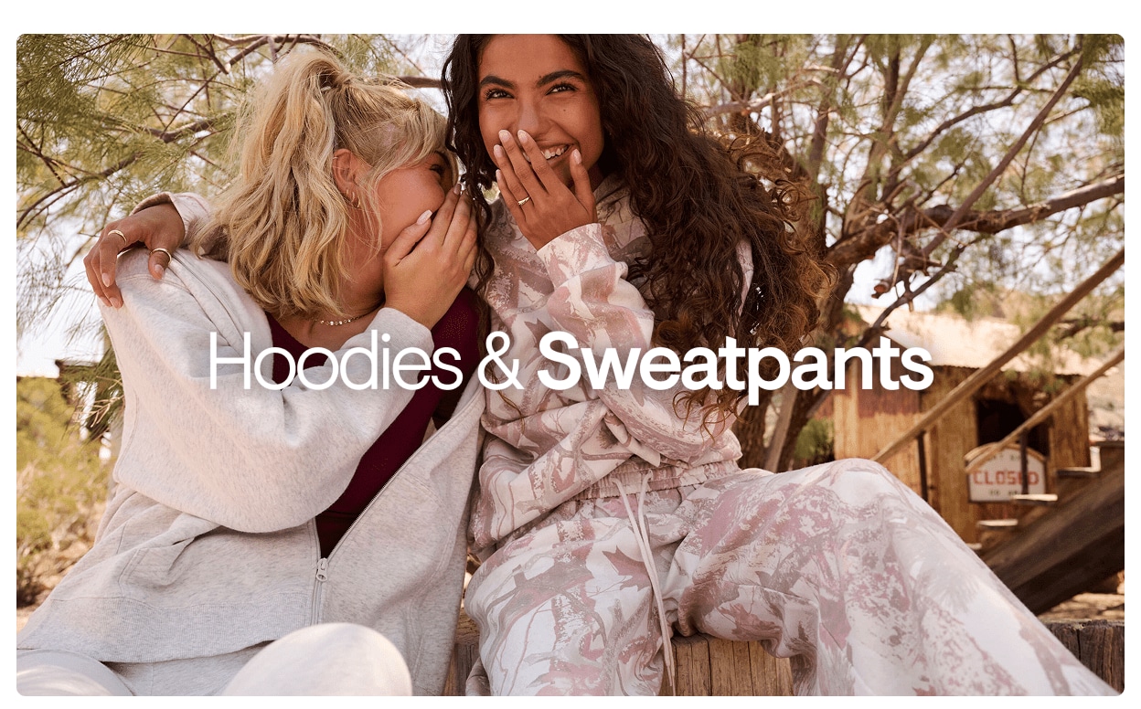 Hoodies & Sweatpants. Back in stock: the sets everyone's talking about. Shop Womens Shop Mens
