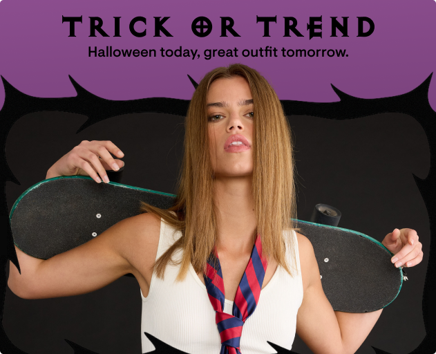 Trick or Trend: Halloween today, great outfit tomorrow.
