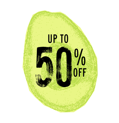 Up to 50% Off!