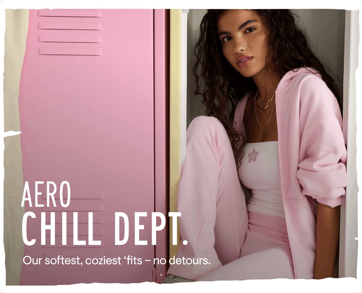Aero Chill Dept. Our softest, coziest 'fits - detours.