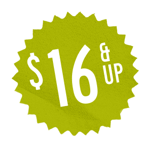 $16 and Up!