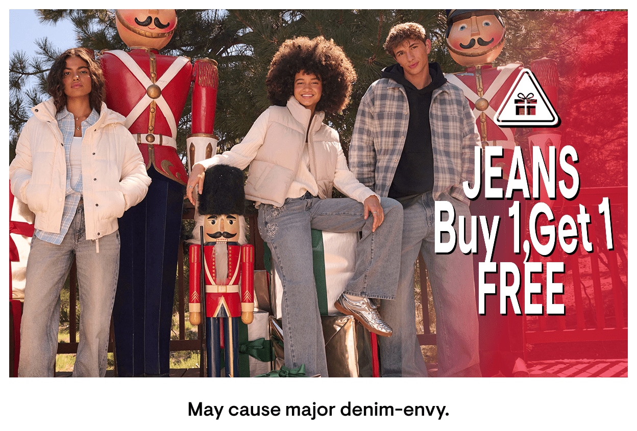 Jeans Buy 1 Gift 1 Free May cause major denim-envy.