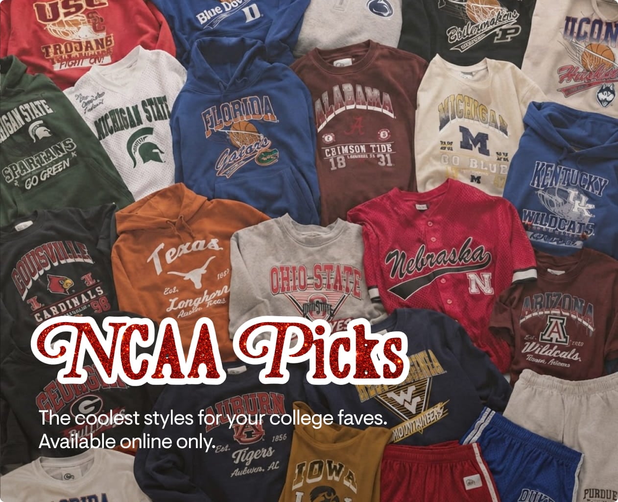 The coolest styles for your college faves.
