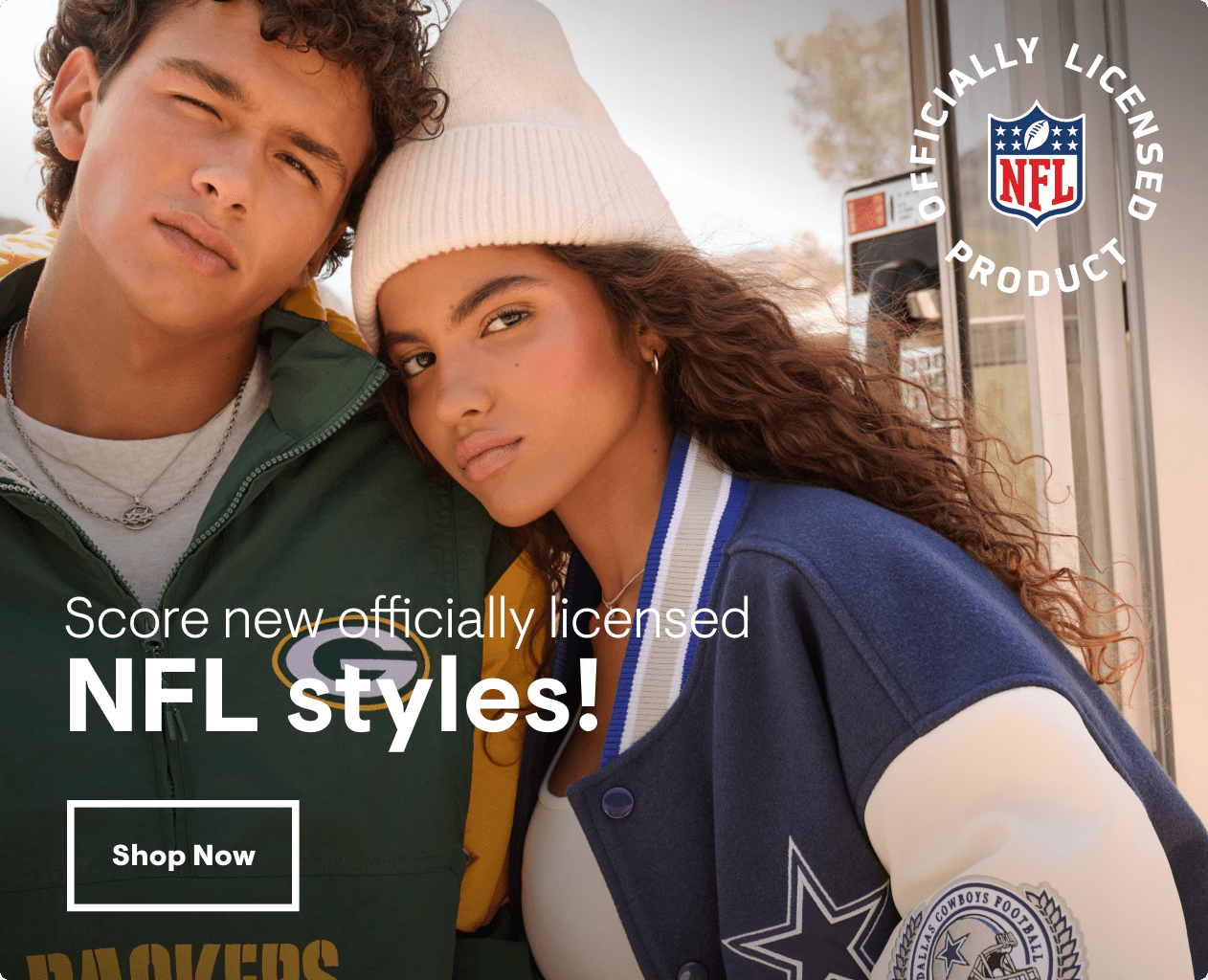 Aero All American: Score new officially licensed NFL styles. Shop Now