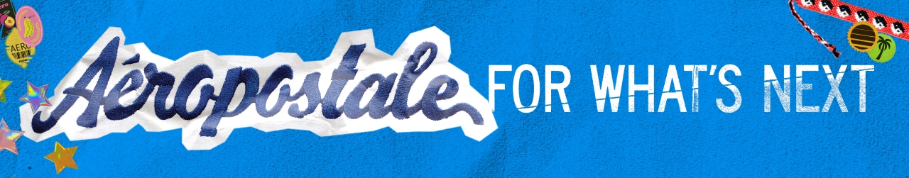 Aéropostale About Us Banner