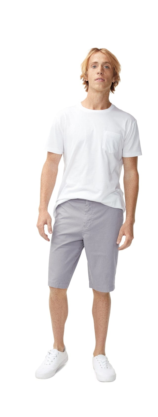 sweatshirt and shorts guy