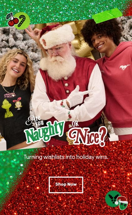Are you naughty or nice? - turning wishlists into holiday wins-  Shop Now