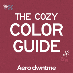 The Cozy Color Guide: Aero dwntme