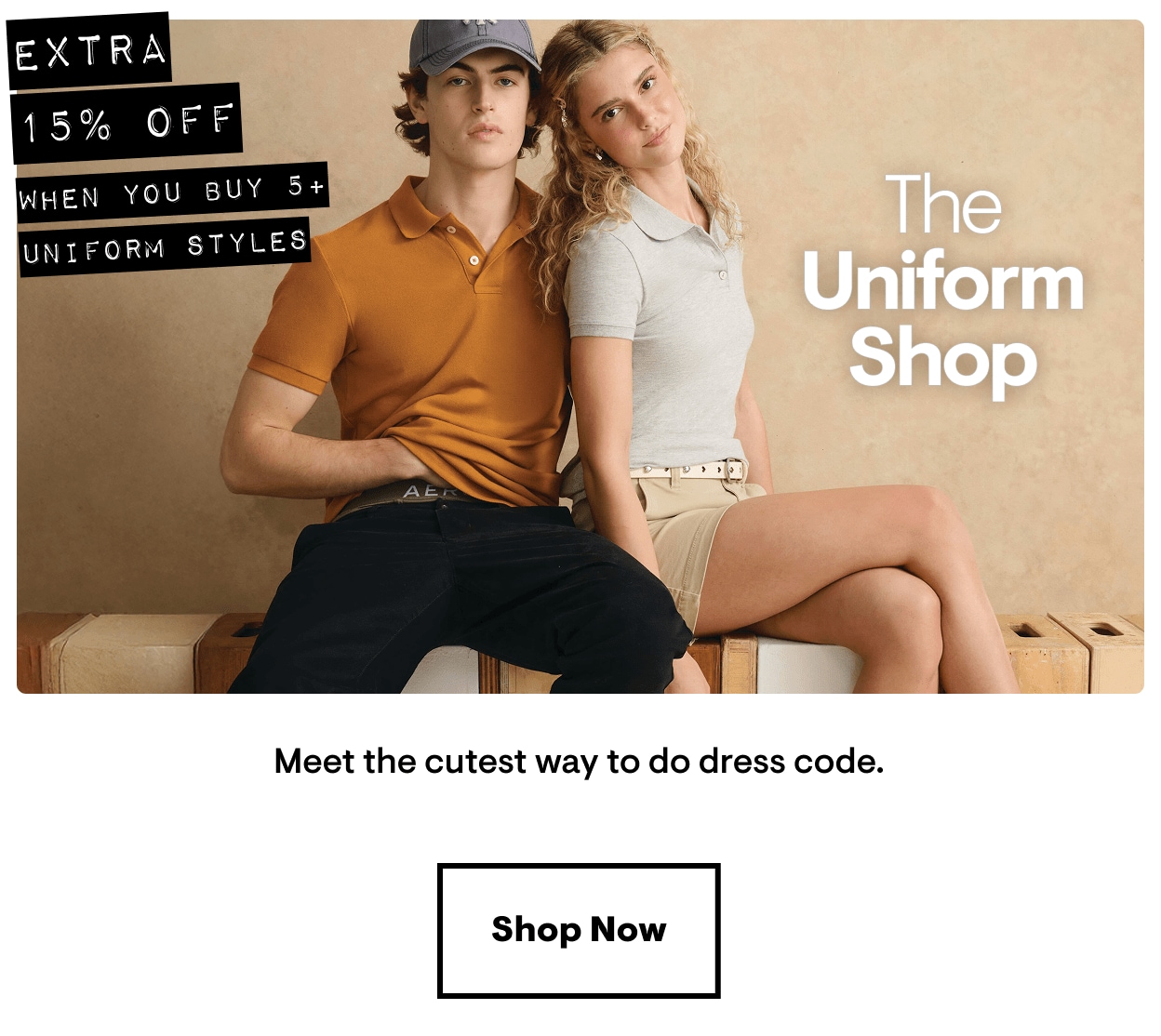 The Uniform Shop: Meet the cutest way to do dress code. Extra 15% Off When You Buy 5+ Uniform Styles! Shop Now