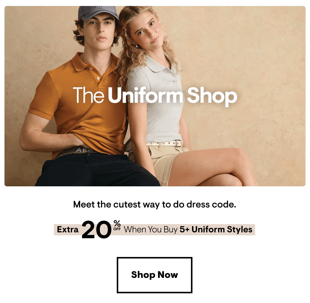 The Uniform Shop: Meet the cutest way to do dress code. Extra 20% Off When You Buy 5+ Uniform Styles! Shop Now