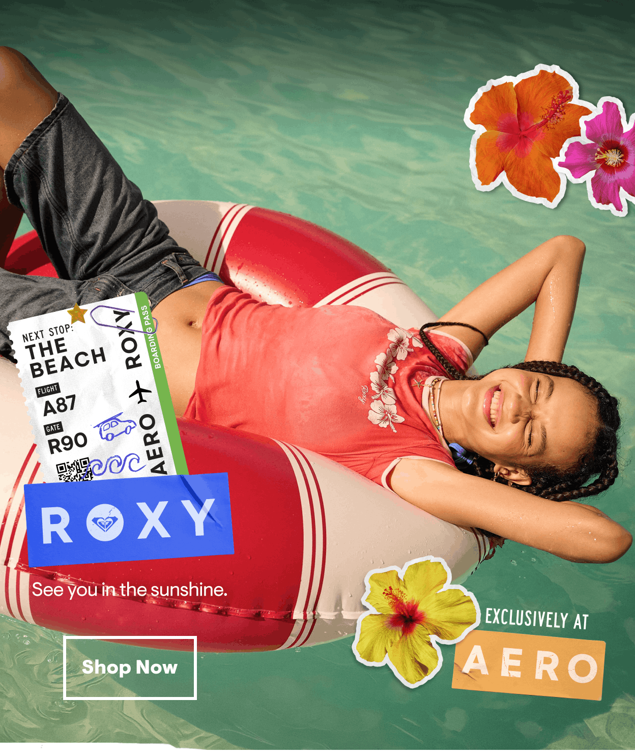Roxy: See you in the sunshine. Shop Now