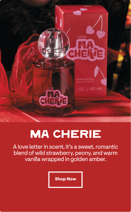 Ma Cherie: A love letter in scent, it's a sweet, romantic blend of wild strawberry, peony, and warm vanilla wrapped in golden amber. Shop Now