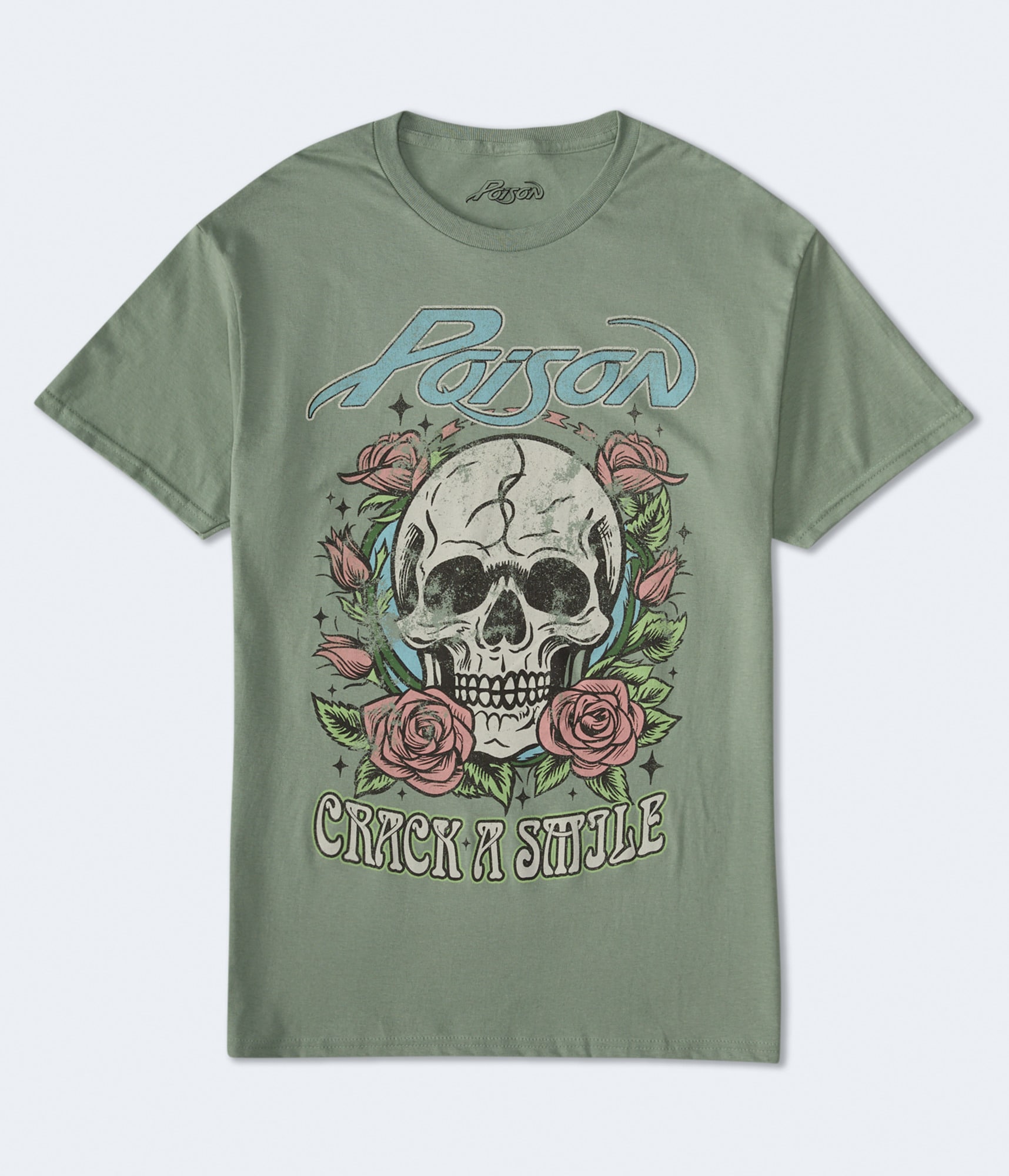 Poison Crack A Smile Oversized Graphic Tee