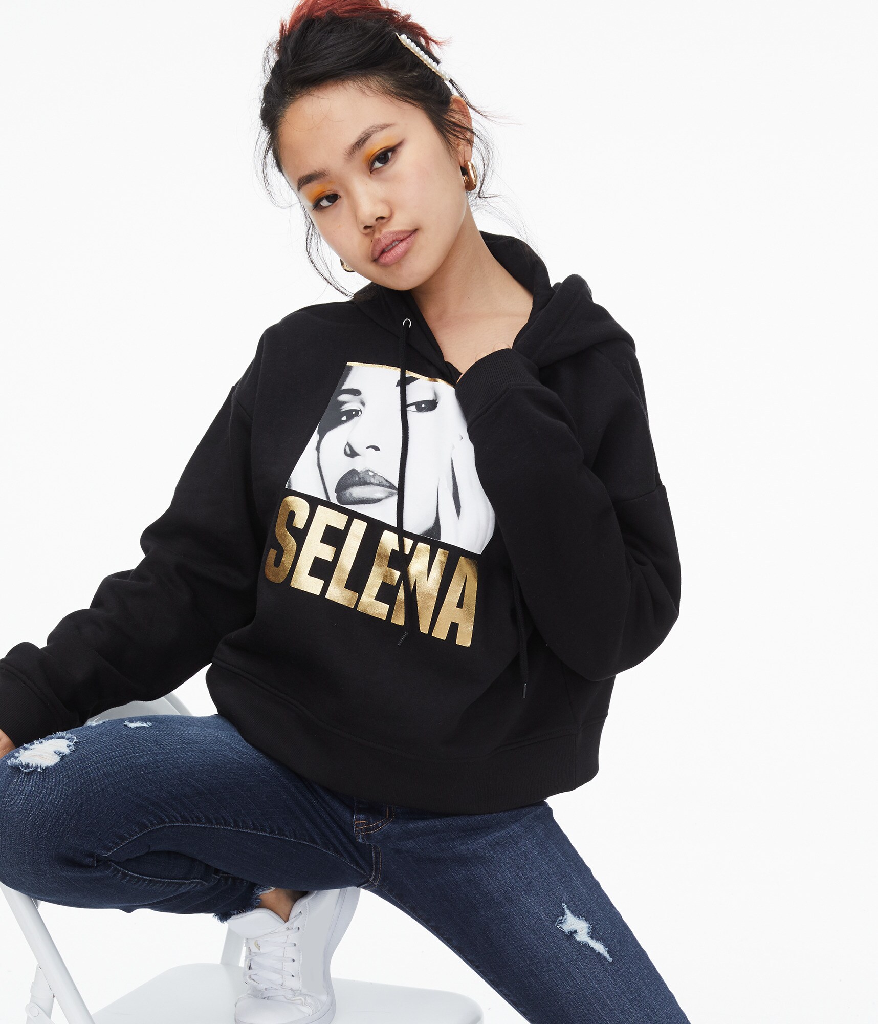 aeropostale womens selena foil pullover hoodie*** | eBay