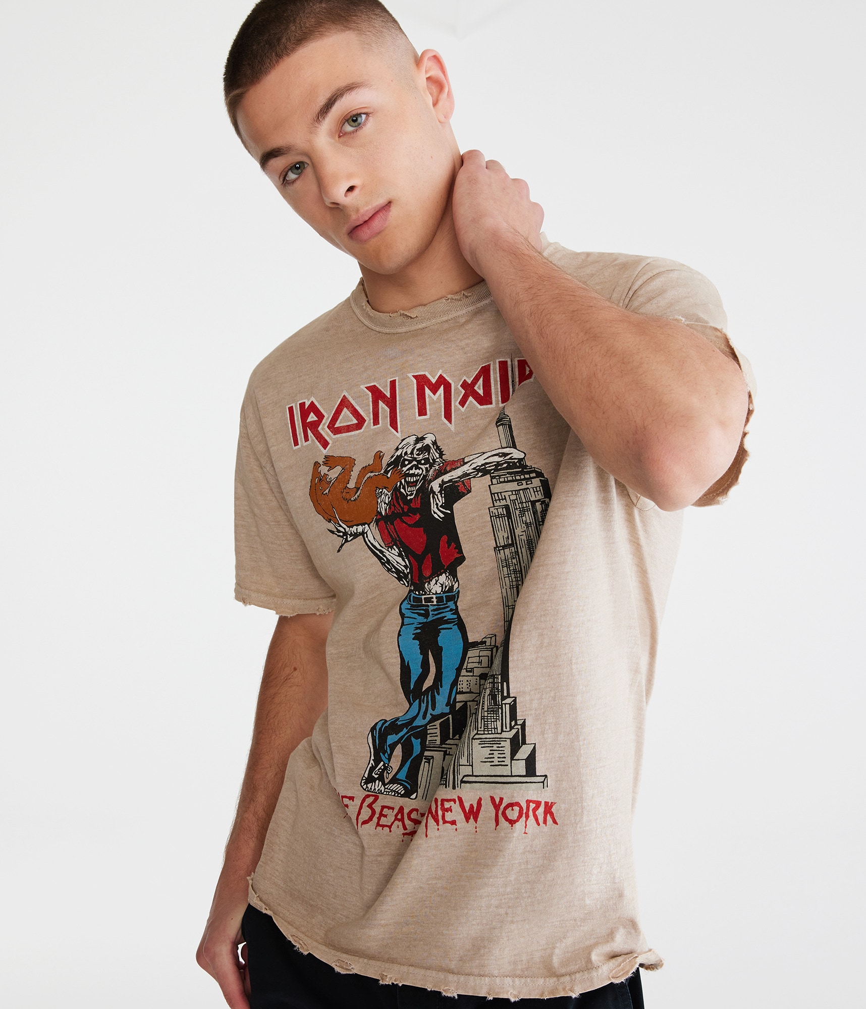 Newera■Iron Maiden Front Graphic T-Shirt■送料込 Newera□Iron Maiden Front Graphic T-Shirt□送料込 (New Era/T