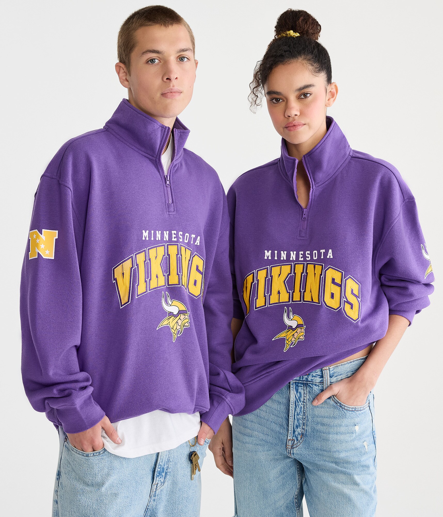 Minnesota Vikings Quarter-Zip Sweatshirt